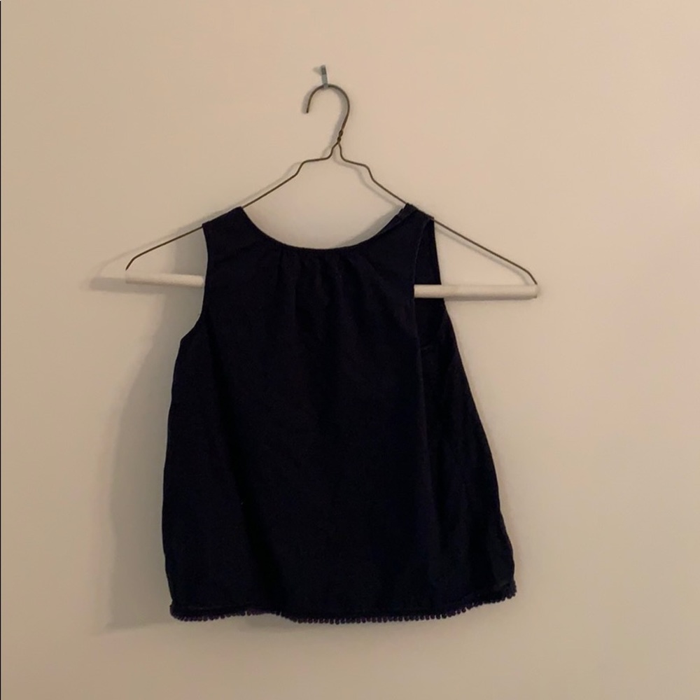 navy blue top
